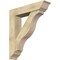 Ekena Millwork Funston Traditional Rough Sawn Bracket w/ Offset Brace, Douglas Fir, 8"W x 36"D x 40"H BKT0806X36X40FST01RDF - alternate 1